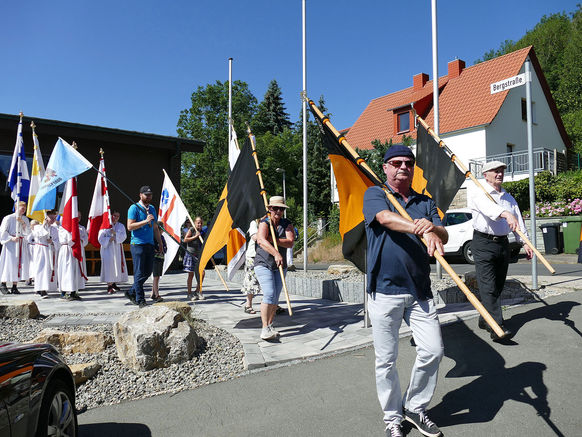 Festgottesdienst zum 1.000 Todestag des Heiligen Heimerads auf dem Hasunger Berg (Foto: Karl-Franz Thiede)